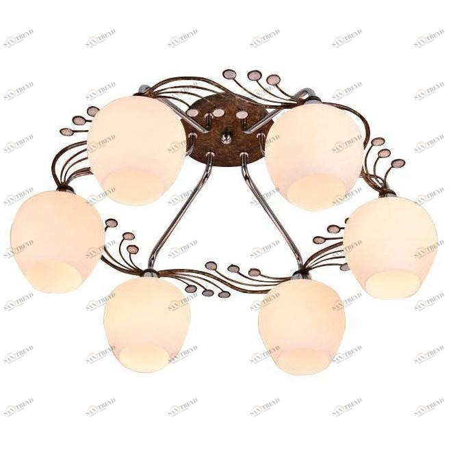 Потолочная люстра Citilux Сюита CL153161 CITILUX СЮИТА ХРОМ 182755 Белый 