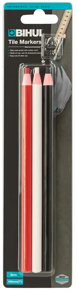 91738895 Набор карандашей строительных Bihui TCM3, 3 шт STLM-0845276