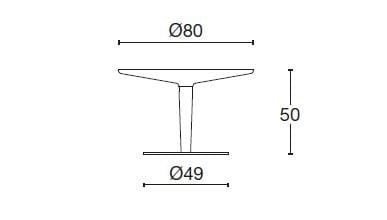 Круглый стол из полиэтилена Diemme ARCH-00087057 - Вид №2