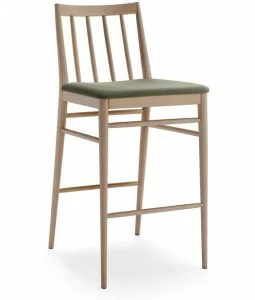 Billiani Табурет из бука с мягким сиденьем Tracy 598