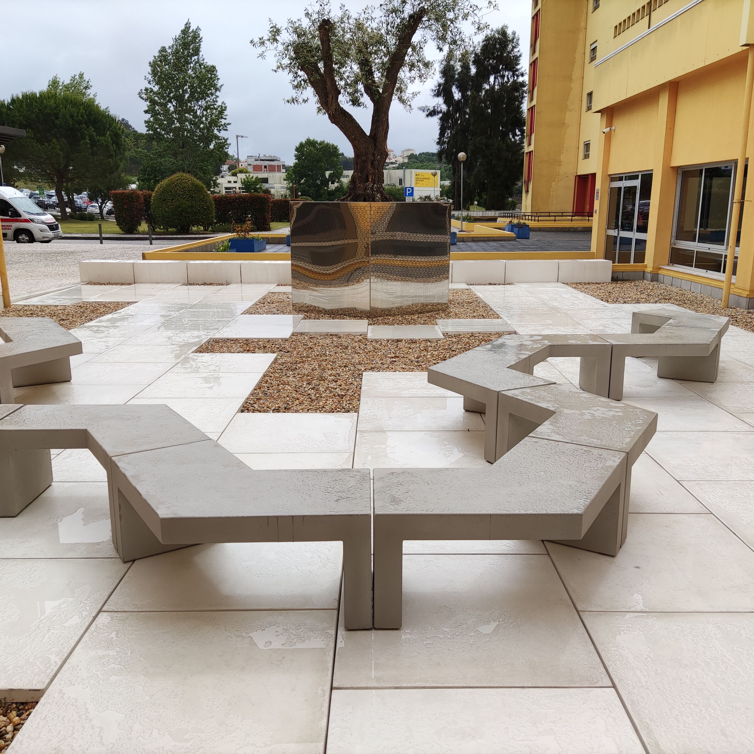 Бетонная скамья SIT Плесень ARCH-00079171 - Вид №2