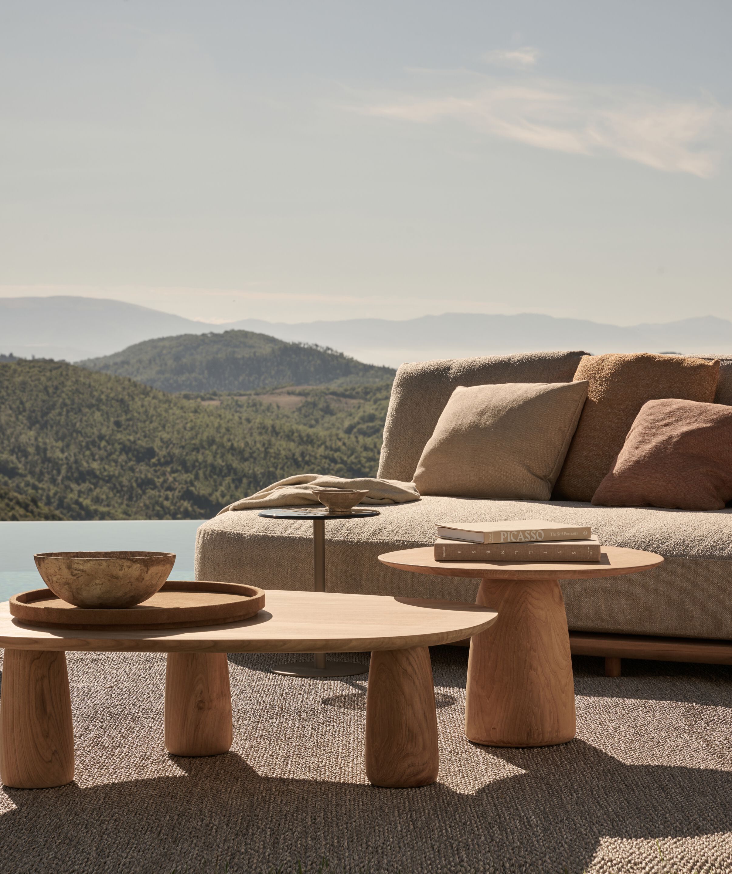 Алюминиевый садовый столик Ø 48 см TRIBÙ море ARCH-00122856 - Вид №5