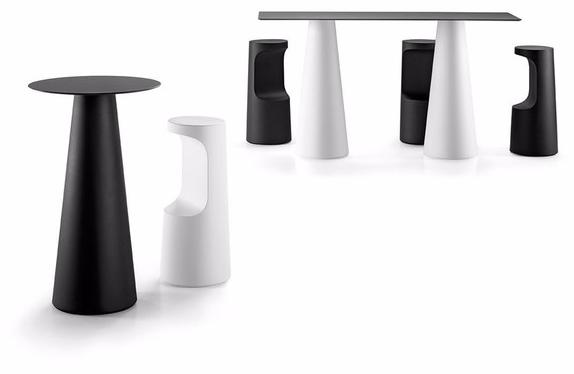 Plust Высокий табурет из полиэтилена Fura sun-id-1411022 - Вид №4