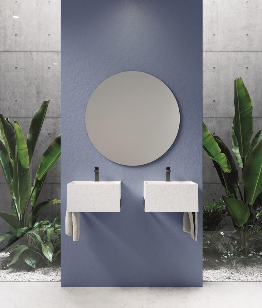 Подвесная раковина настенная овальная Acquabella Slate белая sun-id-1360952 - Вид №1