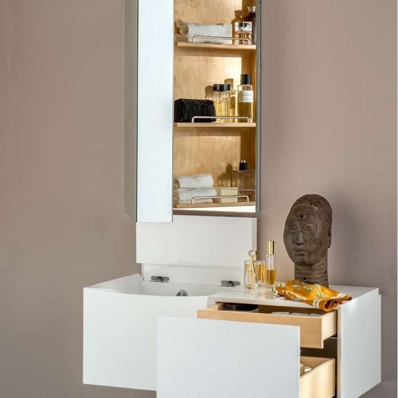 45613 Подвесная раковина настенная овальная Rapsel  белая  - Вид №1