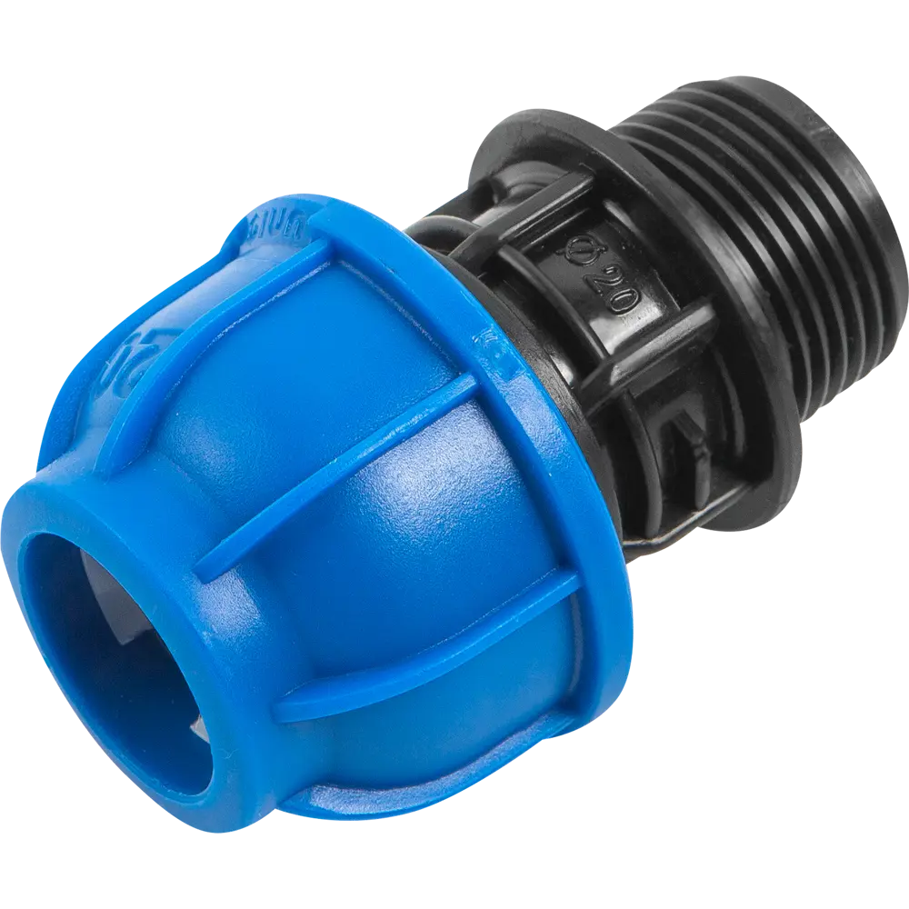 Муфта переходная ПНД Unio ø3/4"х20 мм наружная резьба STLM-2117811