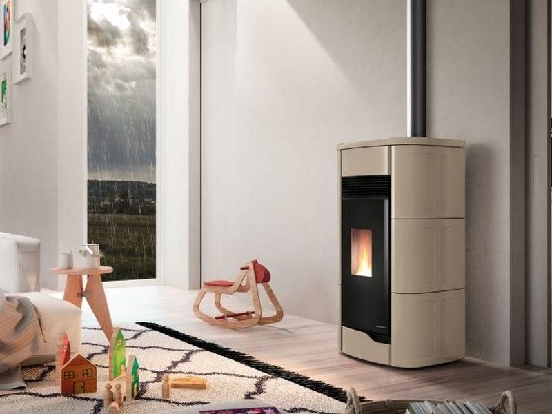 PALAZZETTI Пеллетная печь из керамики для воздушного отопления класс а + Anna sun-id-1367983 - Вид №1