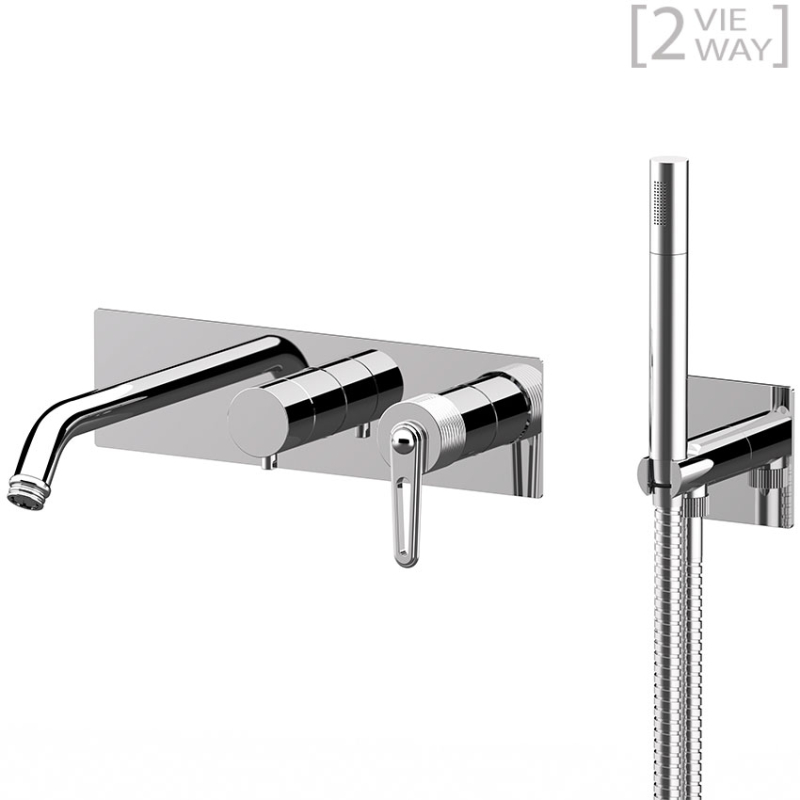 BY710D2 Душевой набор DANIEL RUBINETTERIE Brooklyn - Вид №1