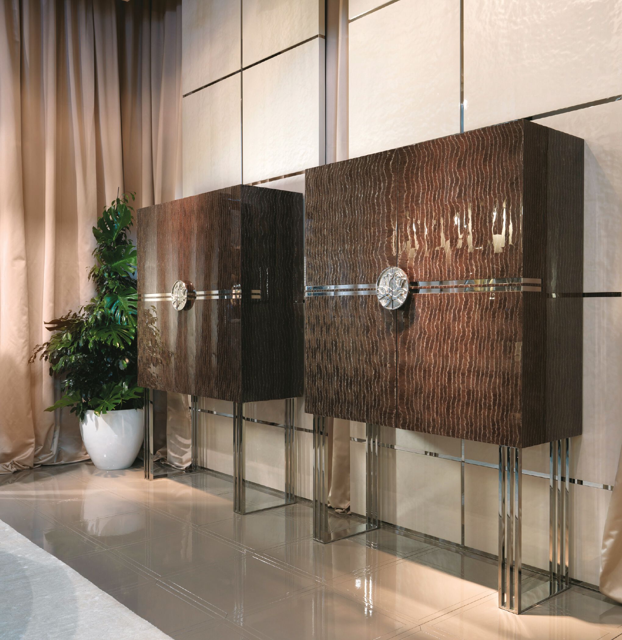 Деревянный барный шкаф Bizzotto Italia Symphony – Infinity ARCH-00124400 - Вид №2