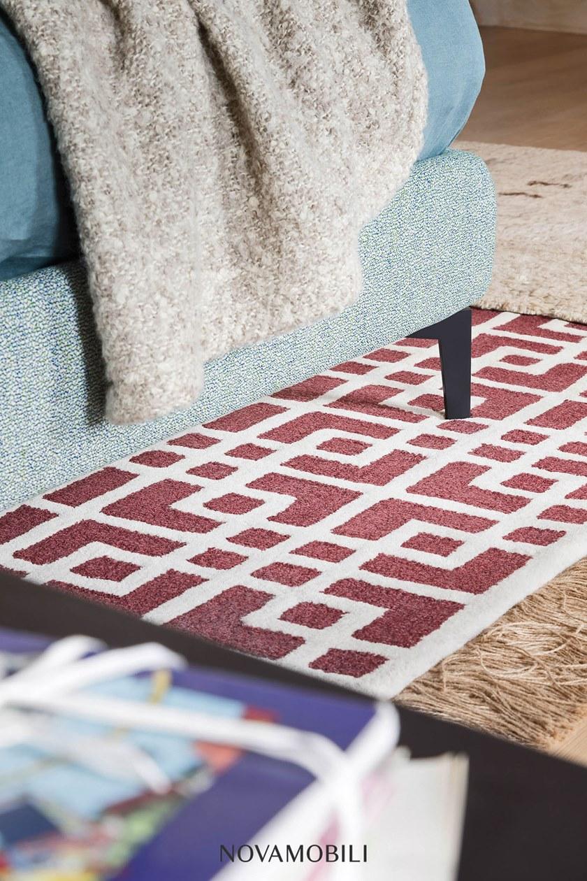 Novamobili Двуспальная кровать с обивкой из ткани sun-id-1486392 - Вид №3