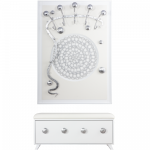 15007,14023 Настенная прихожая Heri 2 Айс BOGACHO