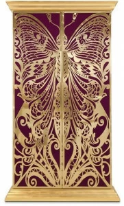 KOKET Шкаф с сусальным золотом с ящиками