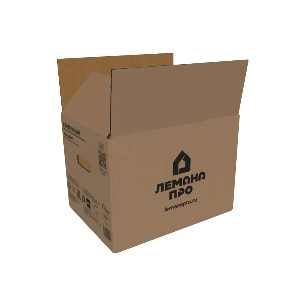 Короб для переезда Лемана Про 40x30x30 см картон нагрузка до 25 кг цвет STLM-2205842 - Вид №1