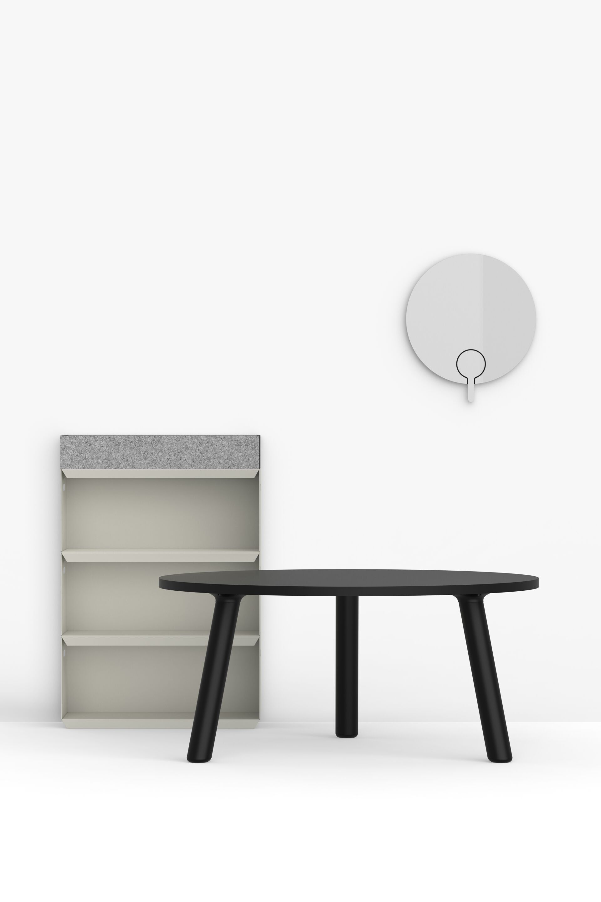 Круглый стол из композитного материала и алюминия FUNCTIONALS MONOLITE ARCH-00134153 - Вид №50