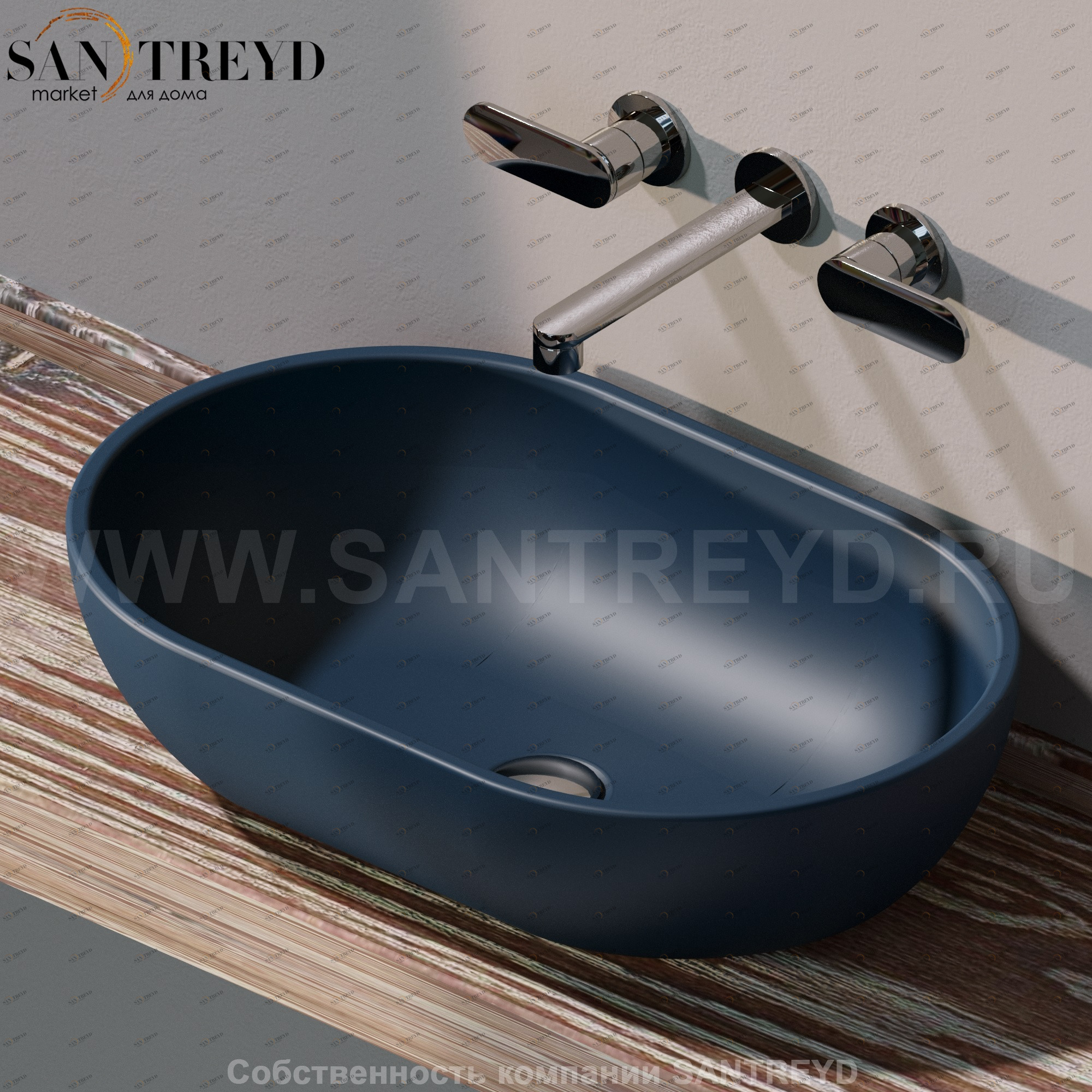 PS62C7016 Накладная раковина на столешницу  овальная Ceramica Flaminia Pass