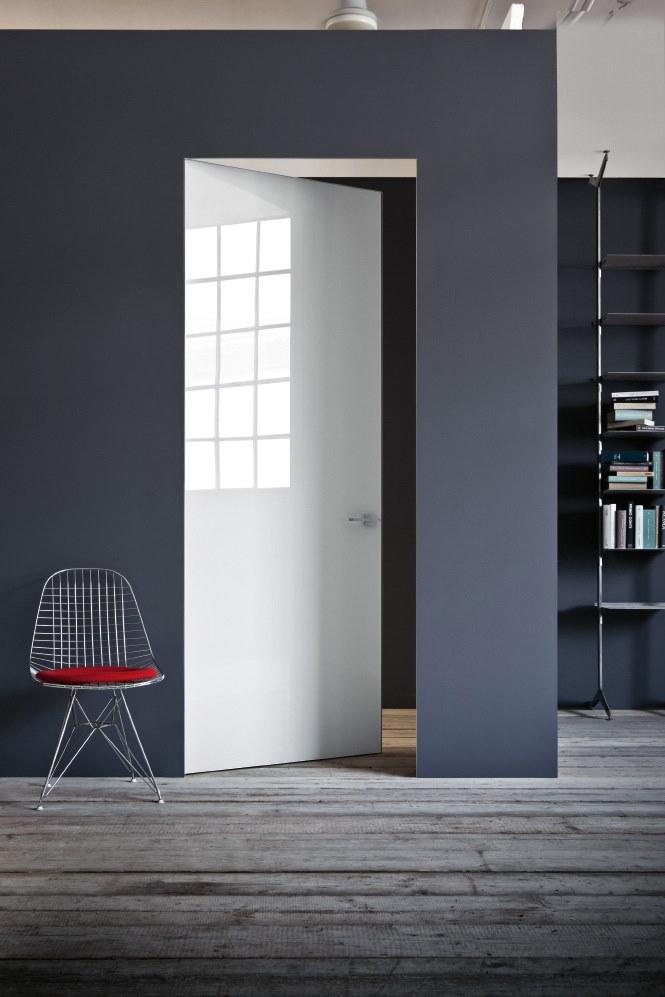 Lualdi Распашная дверь из алюминия и стекла со скрытыми петлями Rasomuro 55 Santreyd sun-id-1508352 - Вид №2