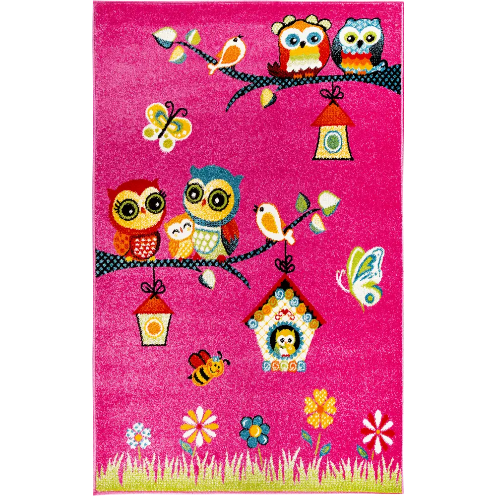 Ковёр Art Kids LM05, 1x1.5 м, цвет розовый MERINOS STLM-2145820