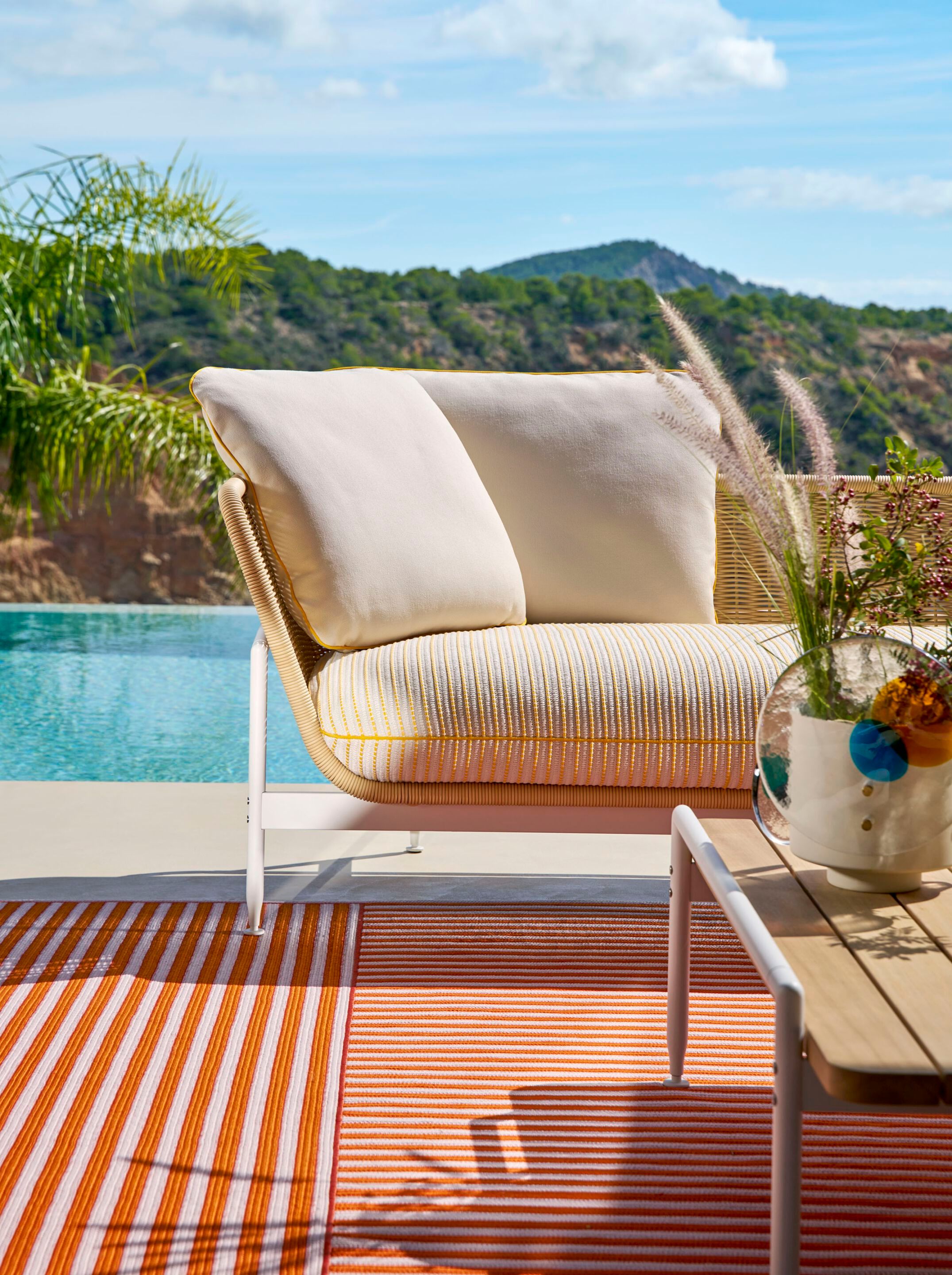 Ткань съемный садовый диван CASSINA Esosoft Outdoor ARCH-00061260 - Вид №4