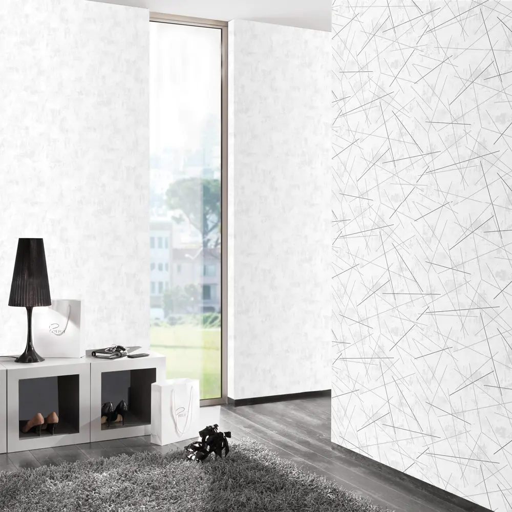 Обои флизелиновые Erismann Vlies line белые 1.06 м 60088-04 STLM-2121358 - Вид №4