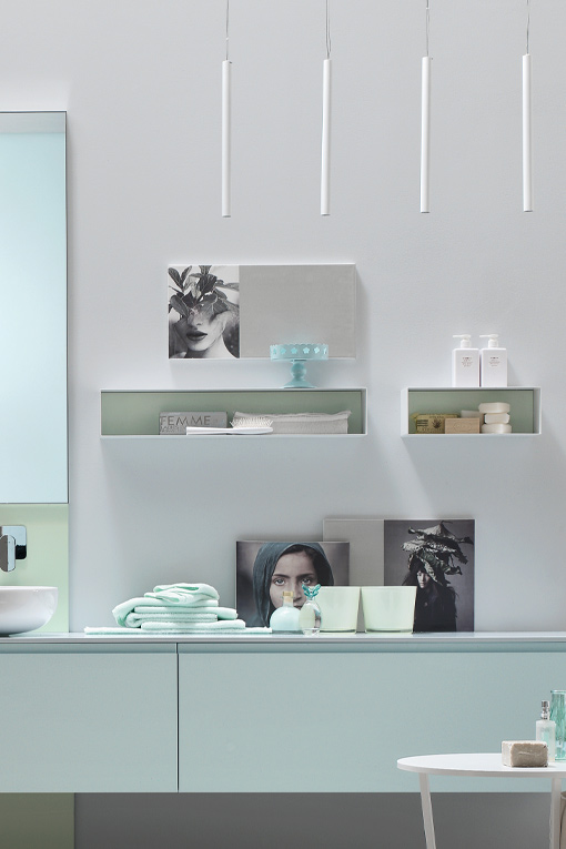 Pensili in legno Arcombagno Collezione vasche da bango Навесные шкафы и колонки STISR181