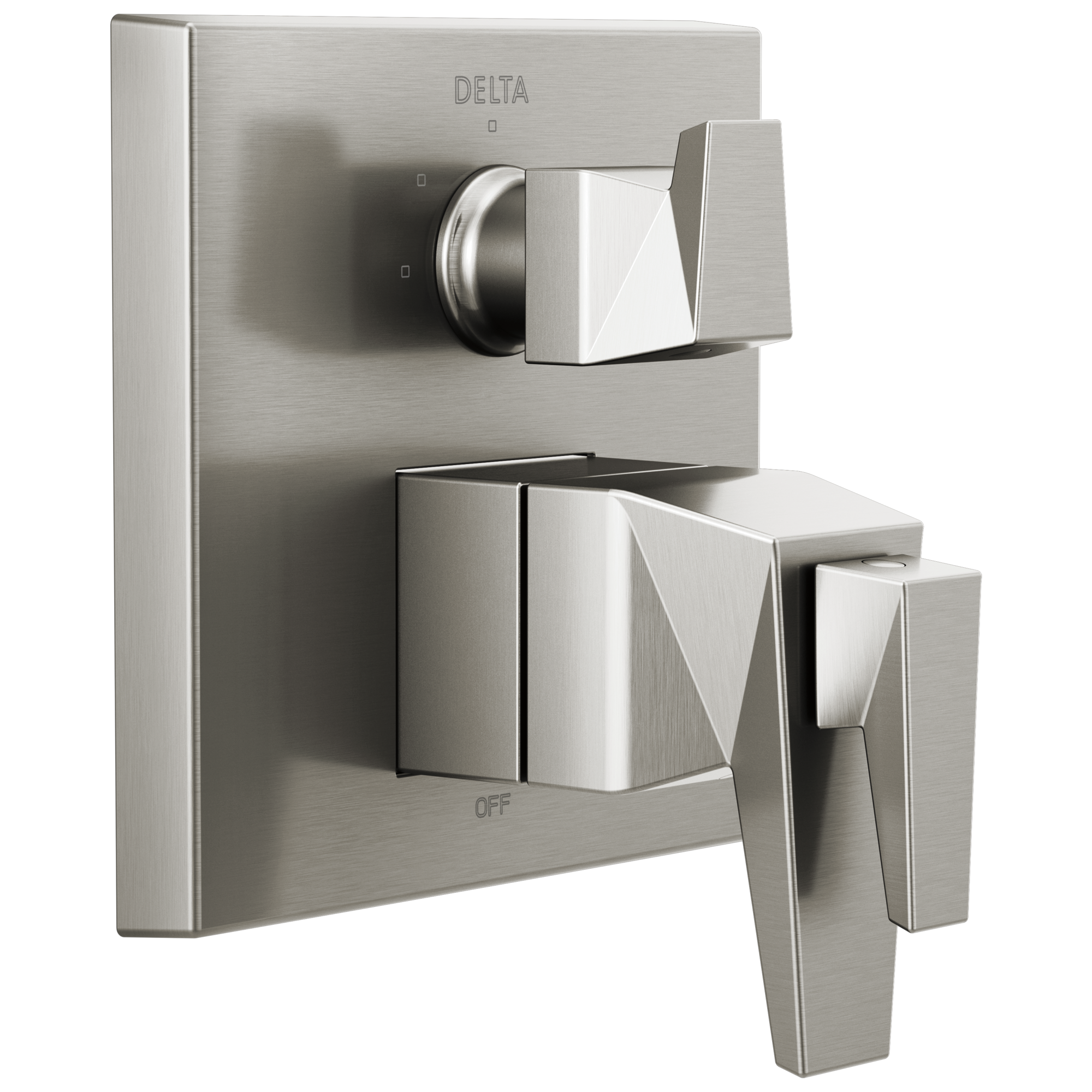 Облицовка клапана для монитора с двумя ручками серии 17T с 3-позиционным переключателем Delta Faucet T27T843-SS