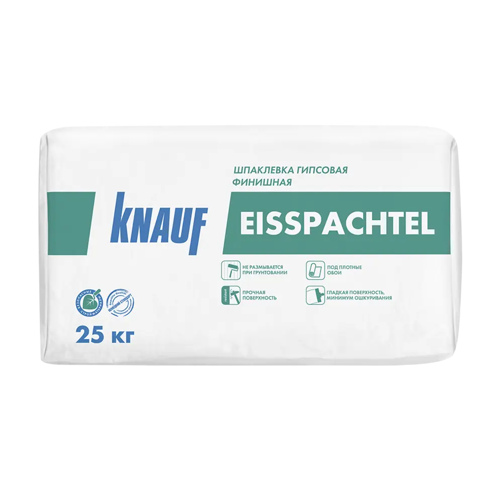 KNAUF Айсшпахтель - финишная гипсовая шпаклевка для идеально гладких стен 25 кг 81975392 STLM-0016262