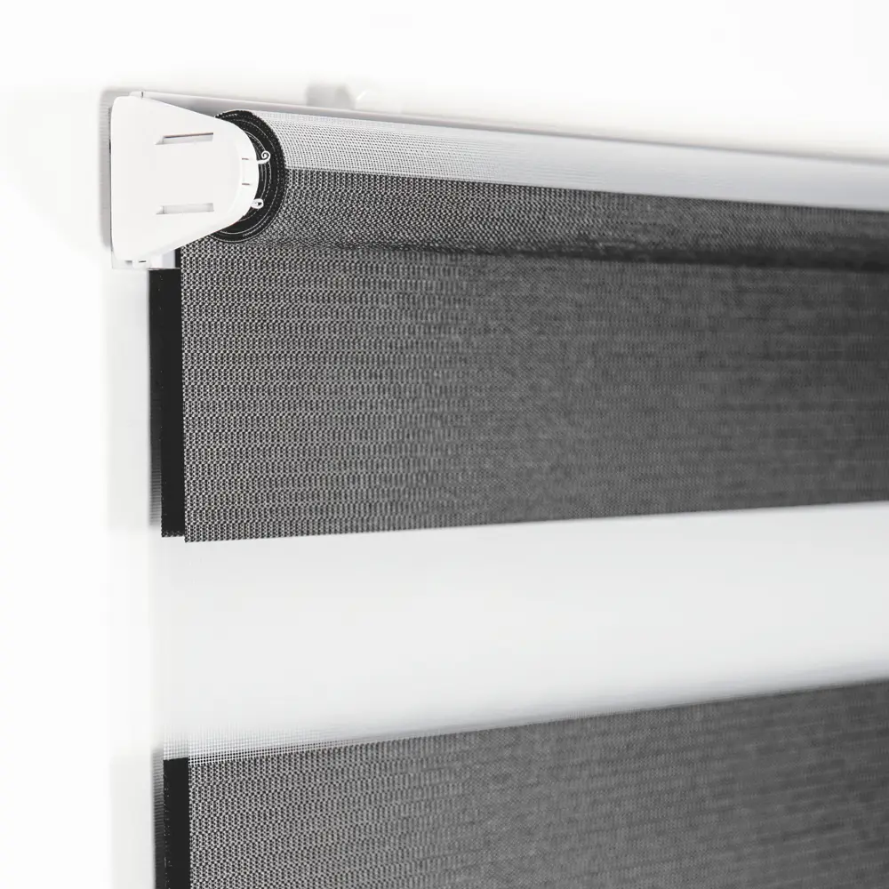 Штора рулонная день-ночь Silver 70x160 см графит MIAMOZA Д/Н SILVER STLM-2090245 - Вид №1