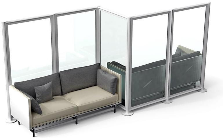 Sprech Модульная перегородка из алюминия и поликарбоната sun-id-1398801 - Вид №1