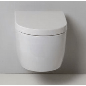 VROS Подвесной унитаз настенный Белый NERO ceramica Round Италия