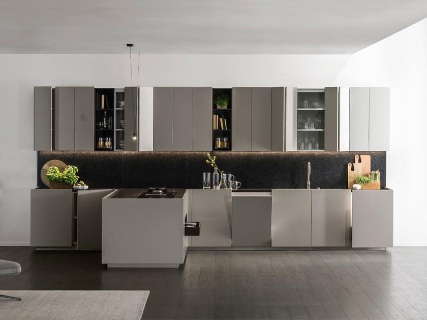TM Italia Cucine Кухня с полуостровом и колоннами D90+ sun-id-1488004 - Вид №1