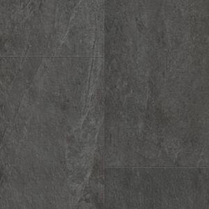 Виниловый ламинат Quick-Step Ambient Glue Plus Сланец Чёрный 40035 Плитка и камень (Гладкая) 1305х327 мм.