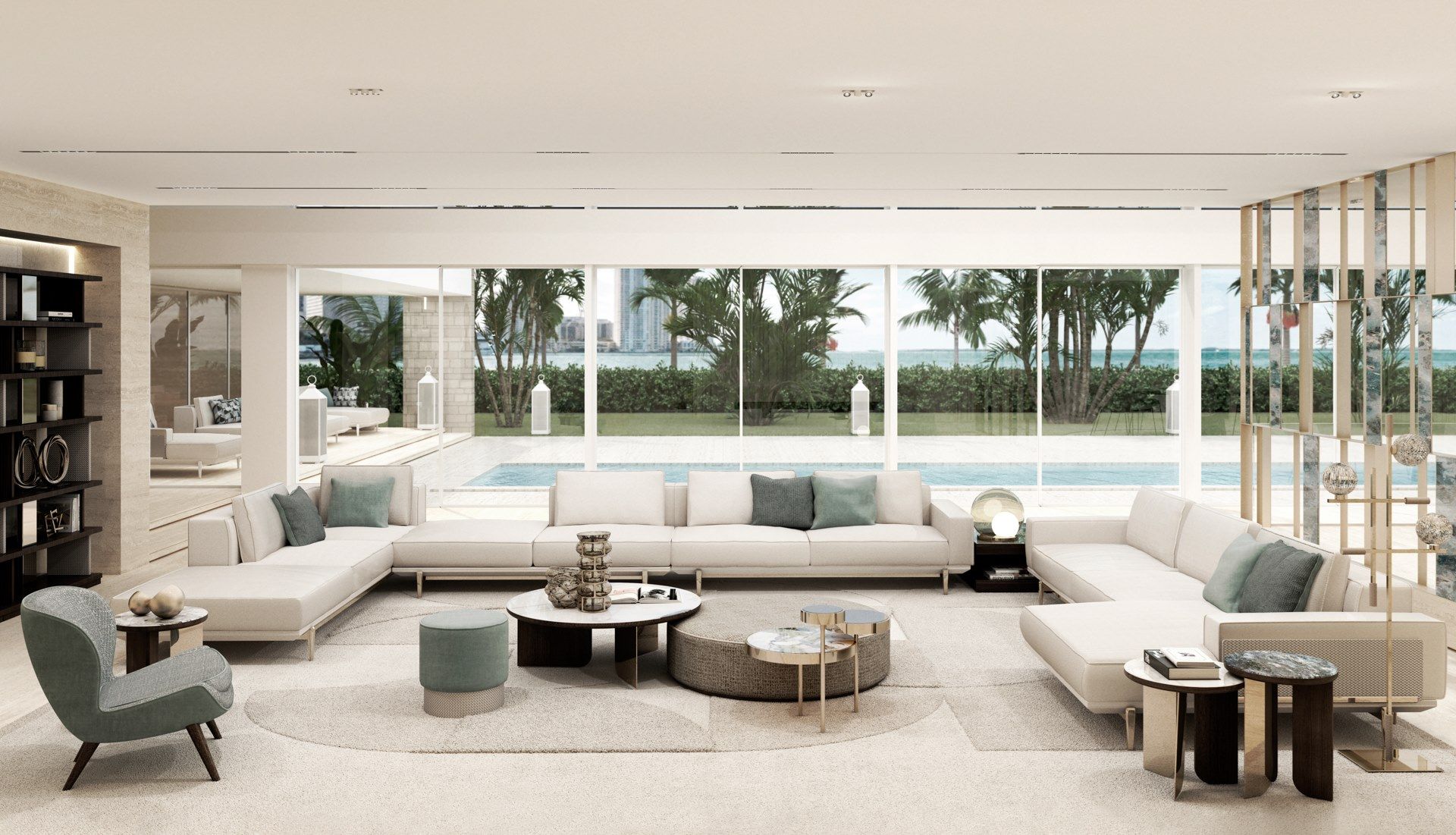 Диван с полуостровом Sicis Milton ARCH-00112730 - Вид №3