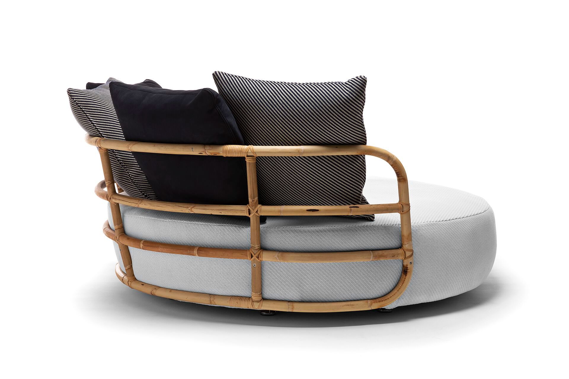 Круглая Садовая кровать из камыша и ткани Exteta джунгли ARCH-00125399 - Вид №4