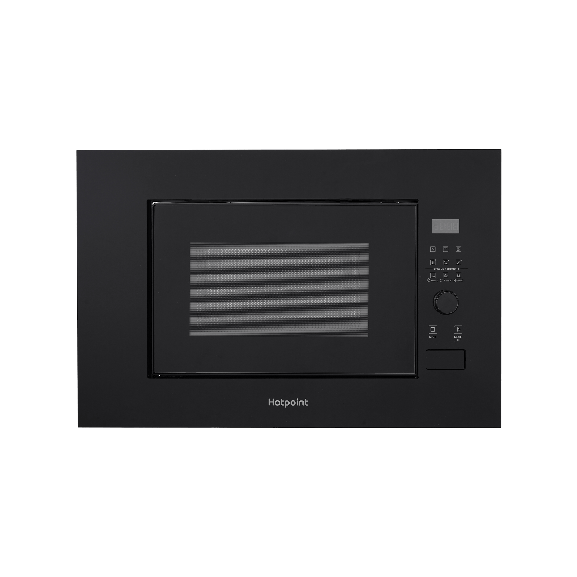 9292303 Встраиваемая микроволновая печь Hotpoint MF20G BL H черный STDN-0103767