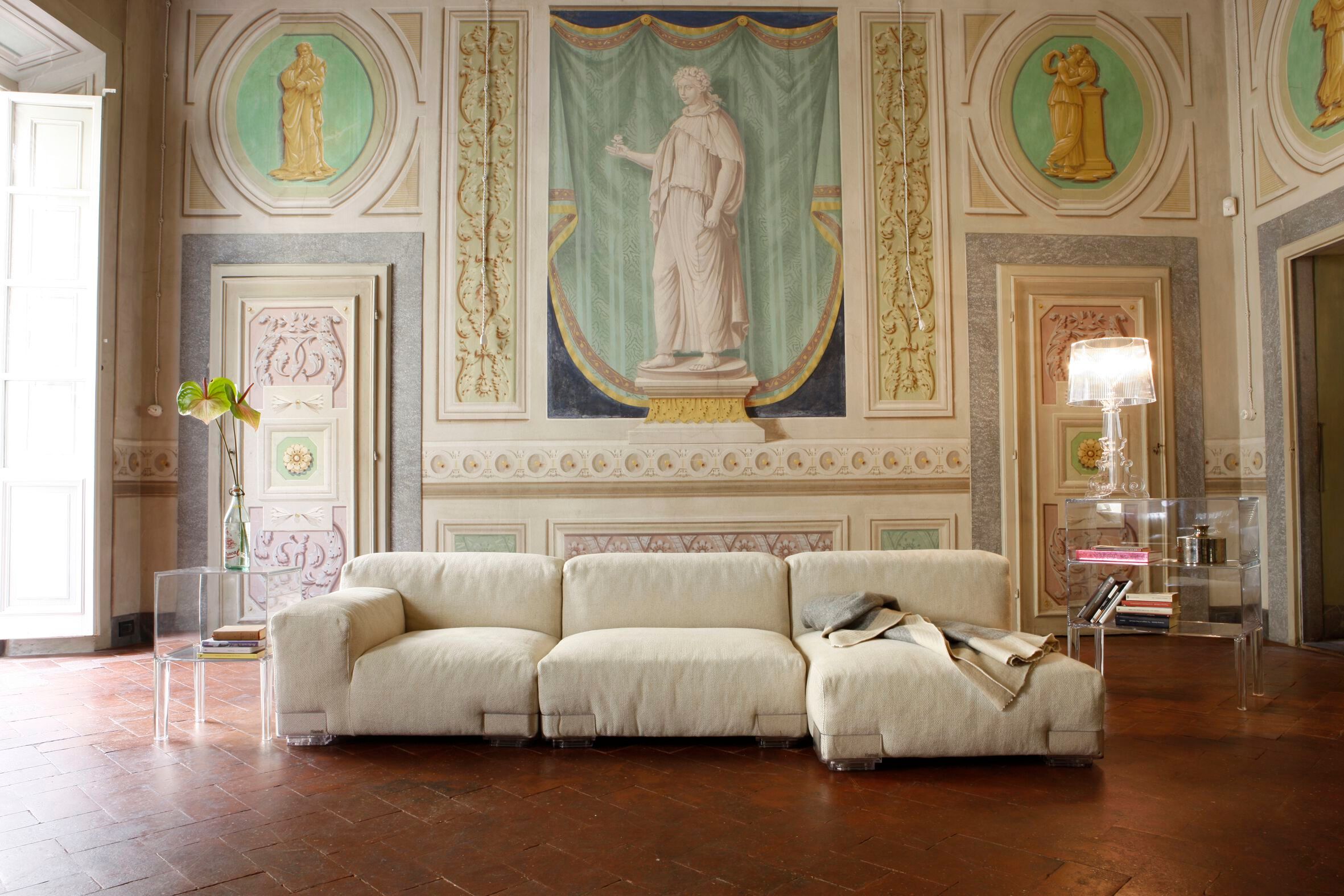 Ткань съемный квадратный пуф Kartell Plastics ARCH-00095312 - Вид №1