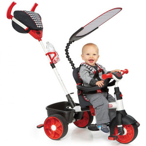 634345 Little Tikes Литл Тайкс Велосипед 4 в 1, красно-белый LittleTikes крупногабарит