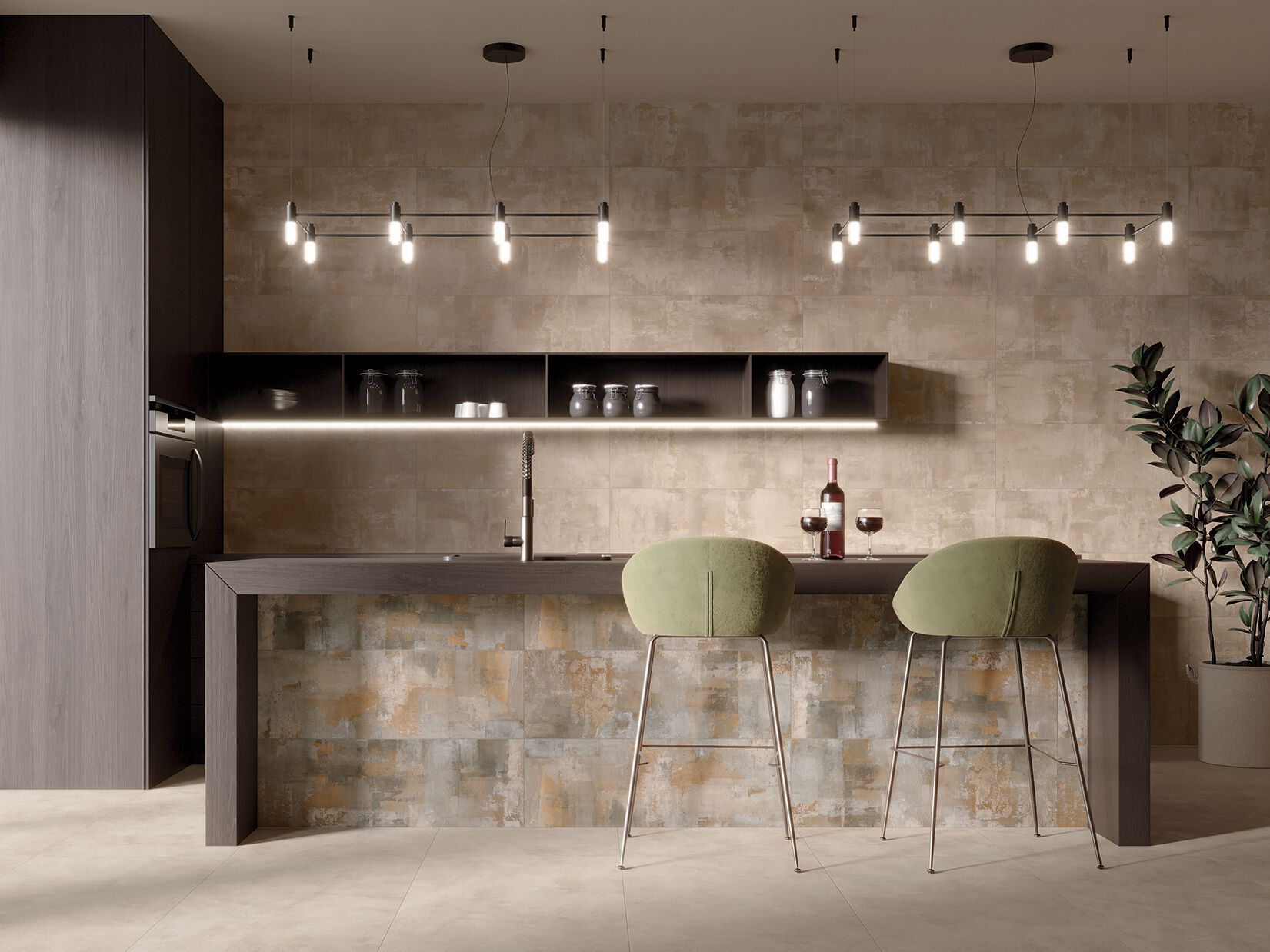 Облицовка керамогранита для интерьера MARINER Urban ARCH-00028812