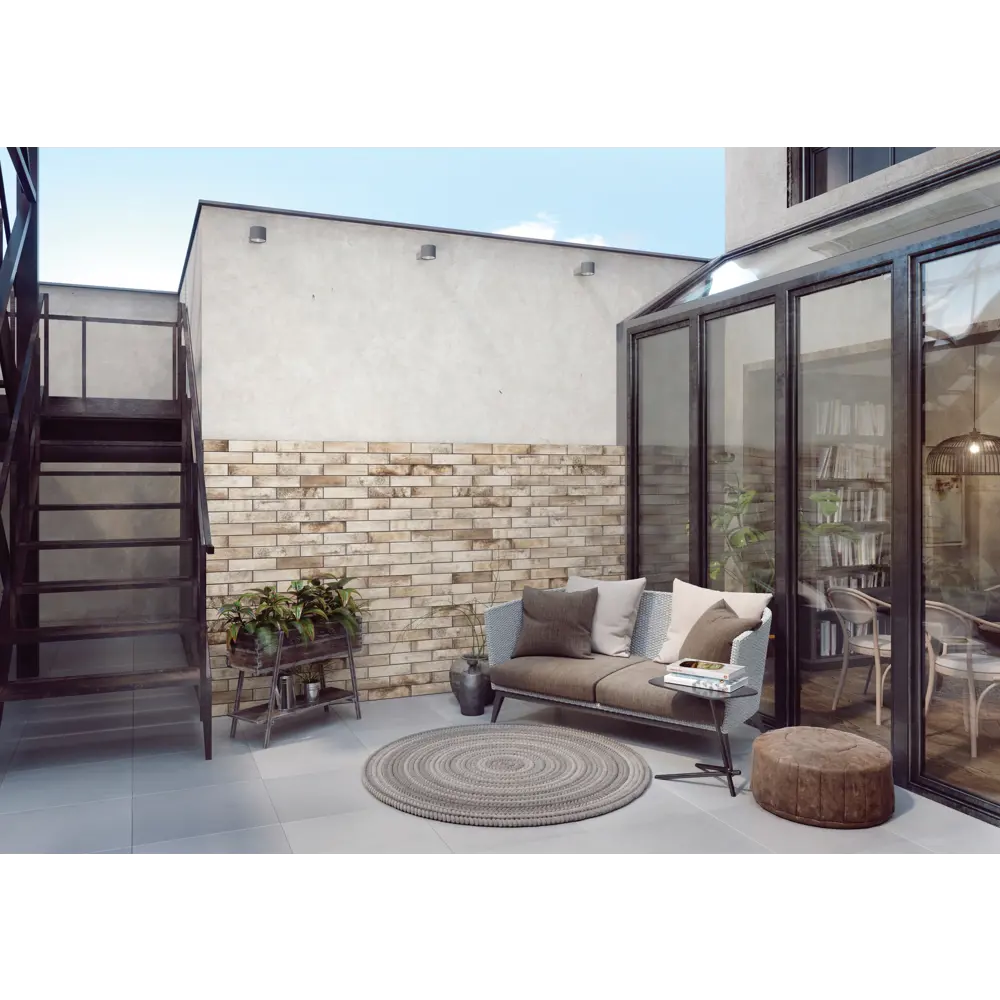 82015332 Плитка клинкерная Cerrad Piatto серо-бежевый 0.48 м² STLM-0017646 - Вид №6