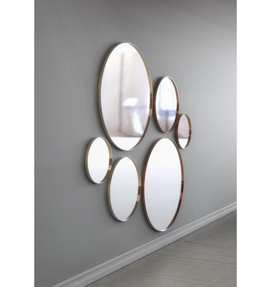 FROST Зеркало круглое 4134, Ø40cm » медь Нержавеющая сталь Медь U4134-C  - Вид №1