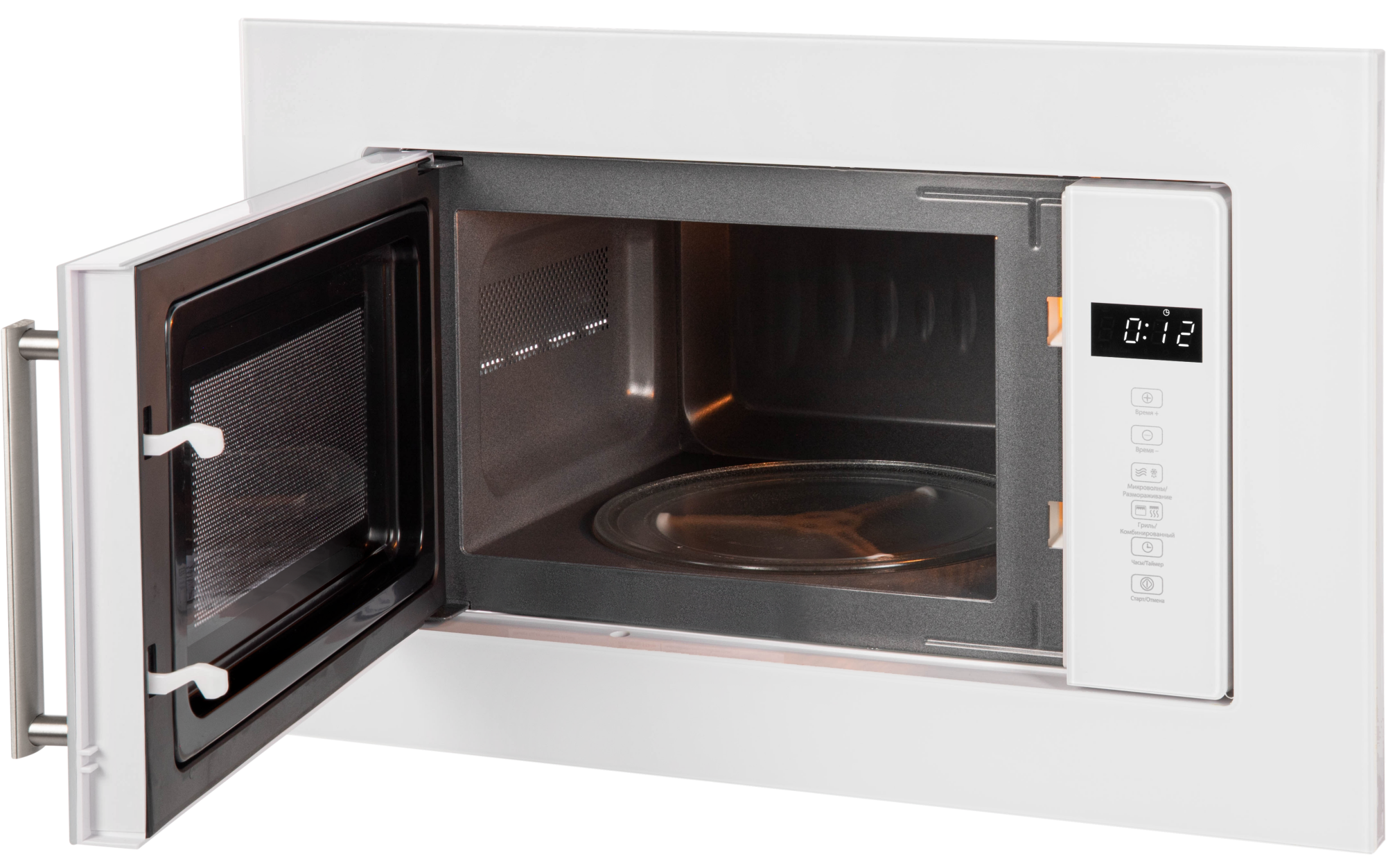 9079331 Встраиваемая микроволновая печь HIBERG VM 6502 W белый STDN-0094015 - Вид №2
