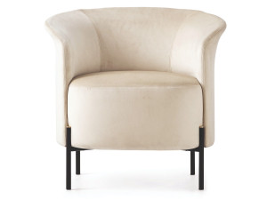 Тканевое кресло с подлокотниками