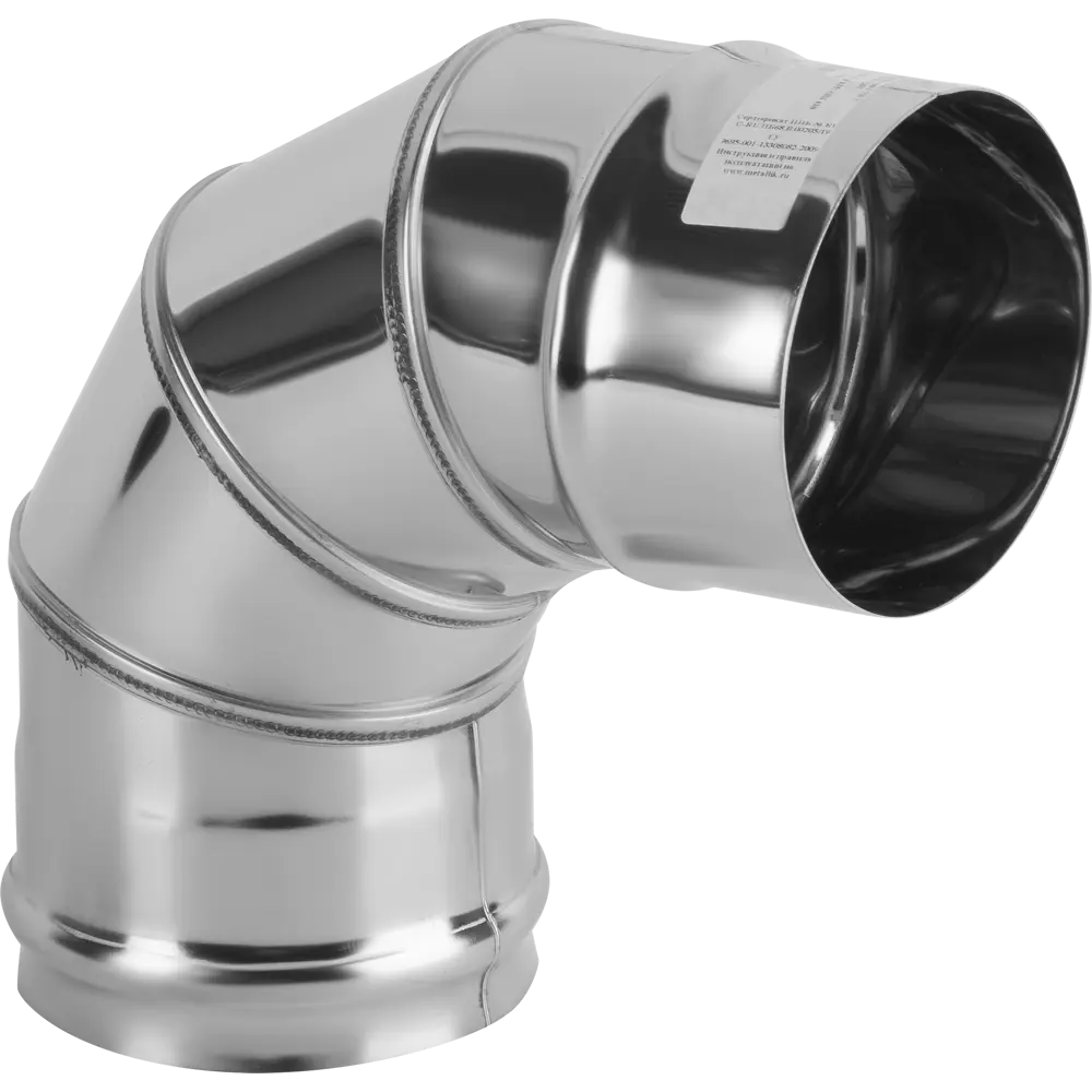 Колено 4 секции Металлик и Ко угол 90 (430/0.8 мм) D115 мм STLM-2071588