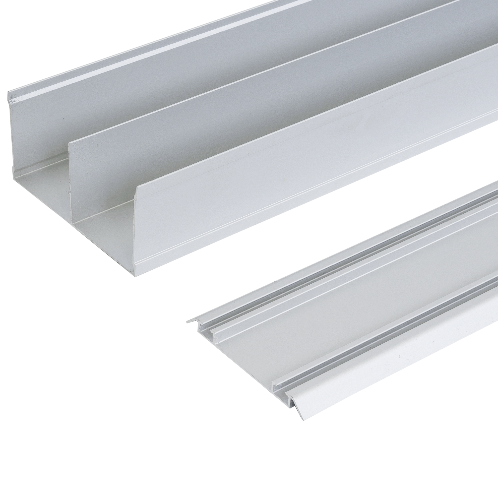 SPACEO Направляющие для дверей-купе 178 см матовое серебро 82109760 STLM-0019230