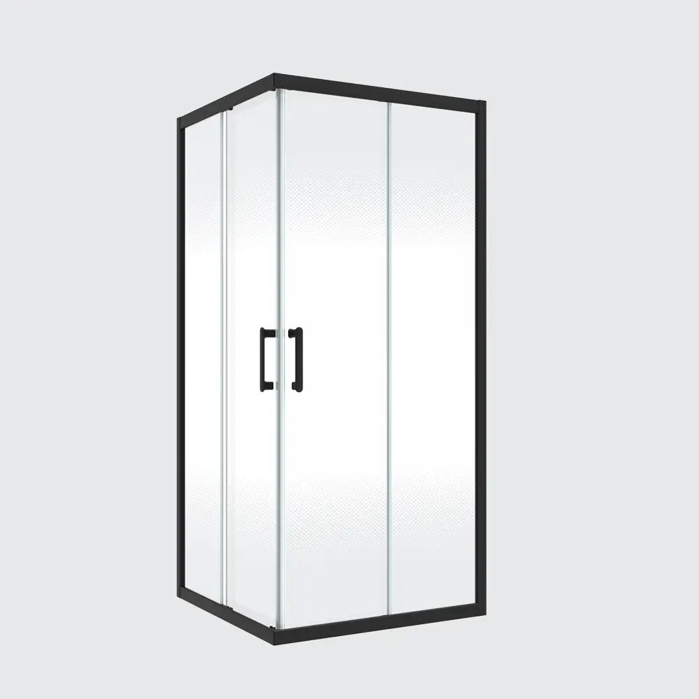 Комплект стекол для душевой ширмы Sensea Easy 90x90 см стекло с шелкографией, цвет профиля на выбор 88103579 STLM-2035447 - Вид №2