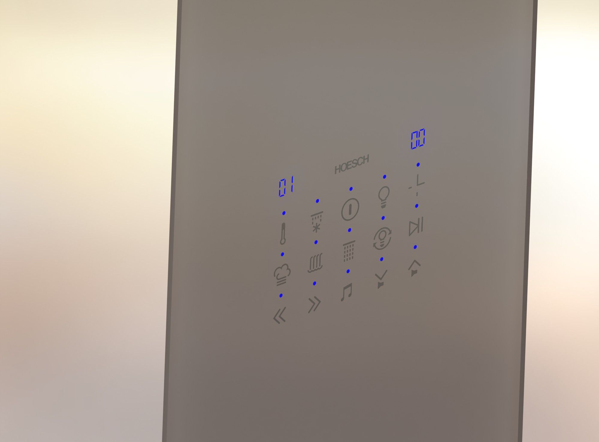 2-местная душевая кабина с турецкой баней HOESCH SensePerience ARCH-00148657 - Вид №4