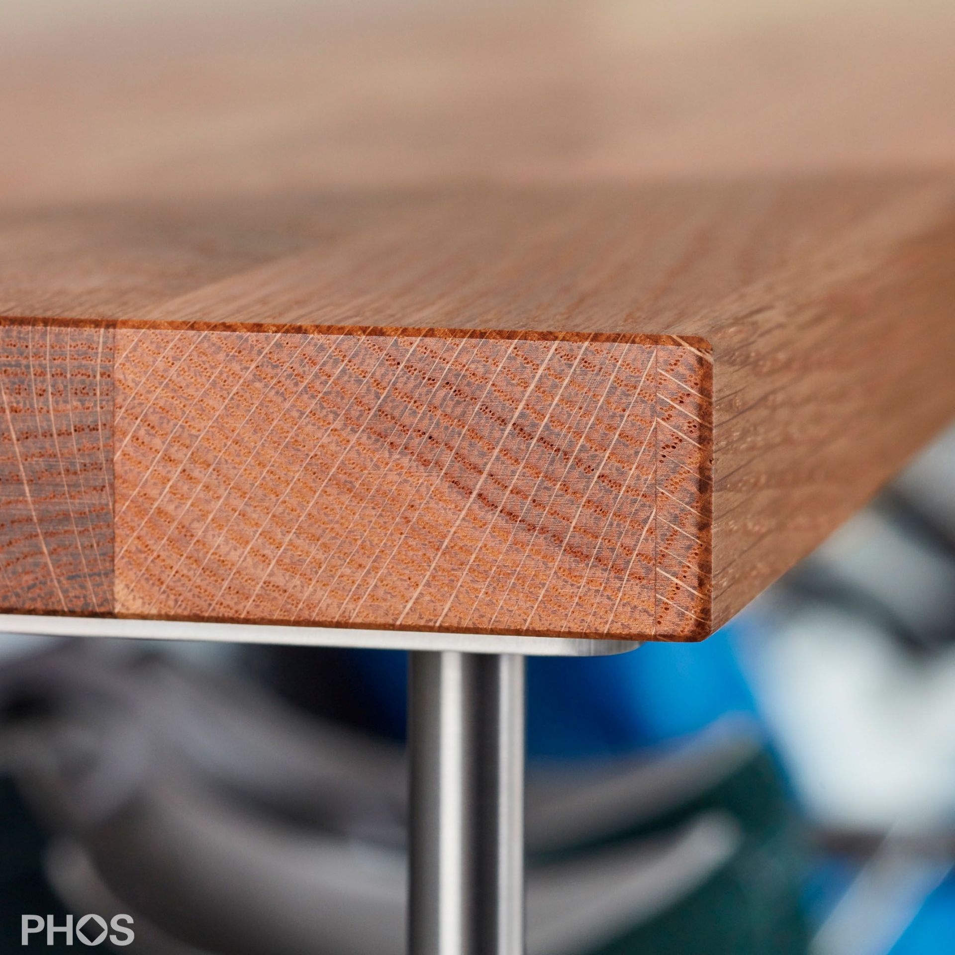 SBS500-4-Eiche Сервант узкий и высокий, 1 поле, 4 уровня, ширина 55 см. PHOS  - Вид №1