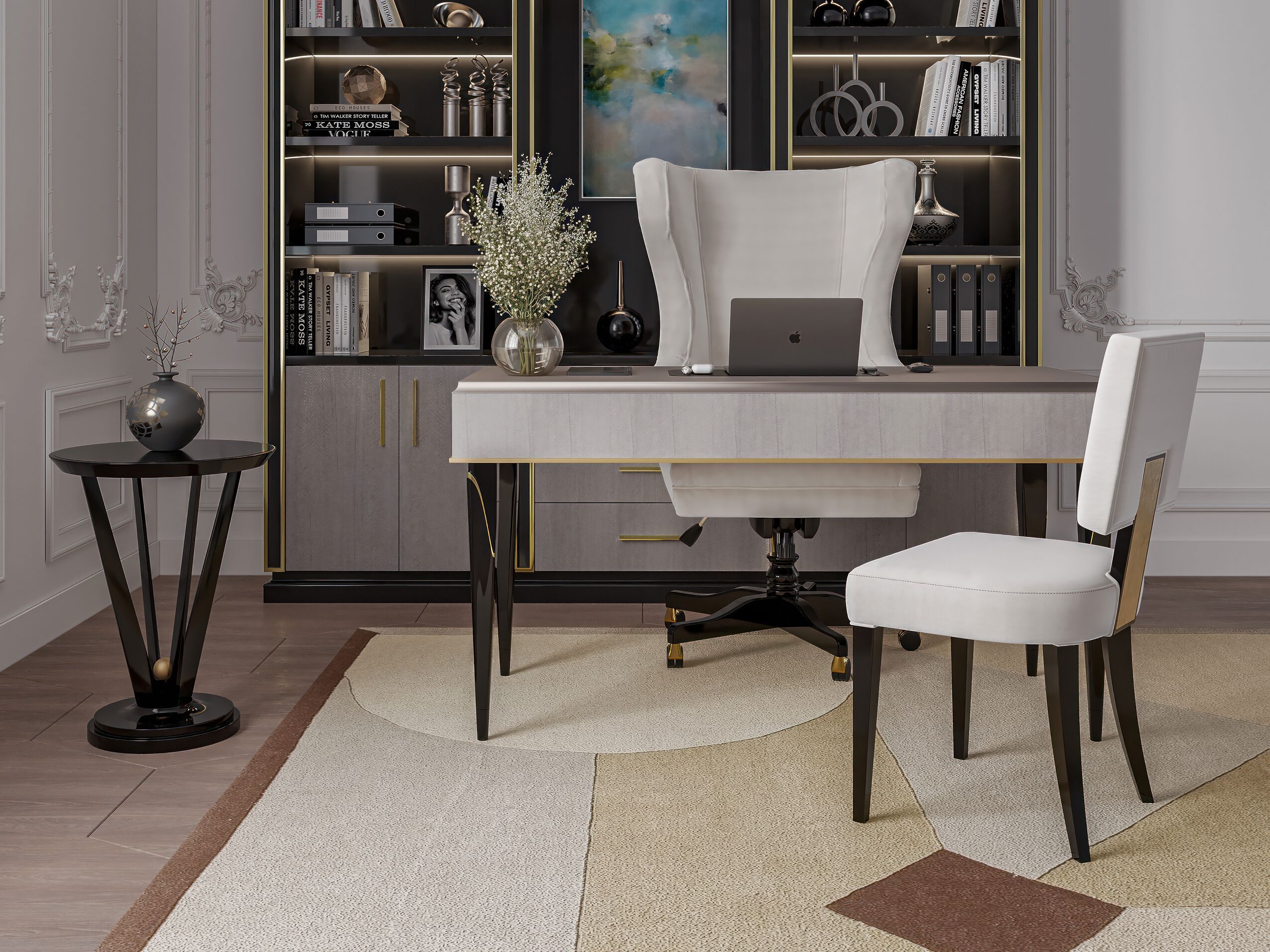 Круглый деревянный журнальный столик для гостиной GUERRA VANNI Studio Privè ARCH-00041065 - Вид №2