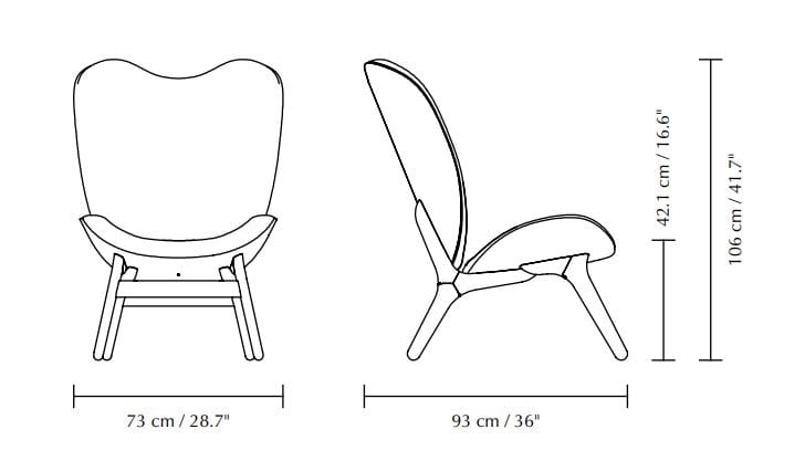 Мягкое кресло из ткани Kvadrat UMAGE a Conversation Piece ARCH-00113707 - Вид №4