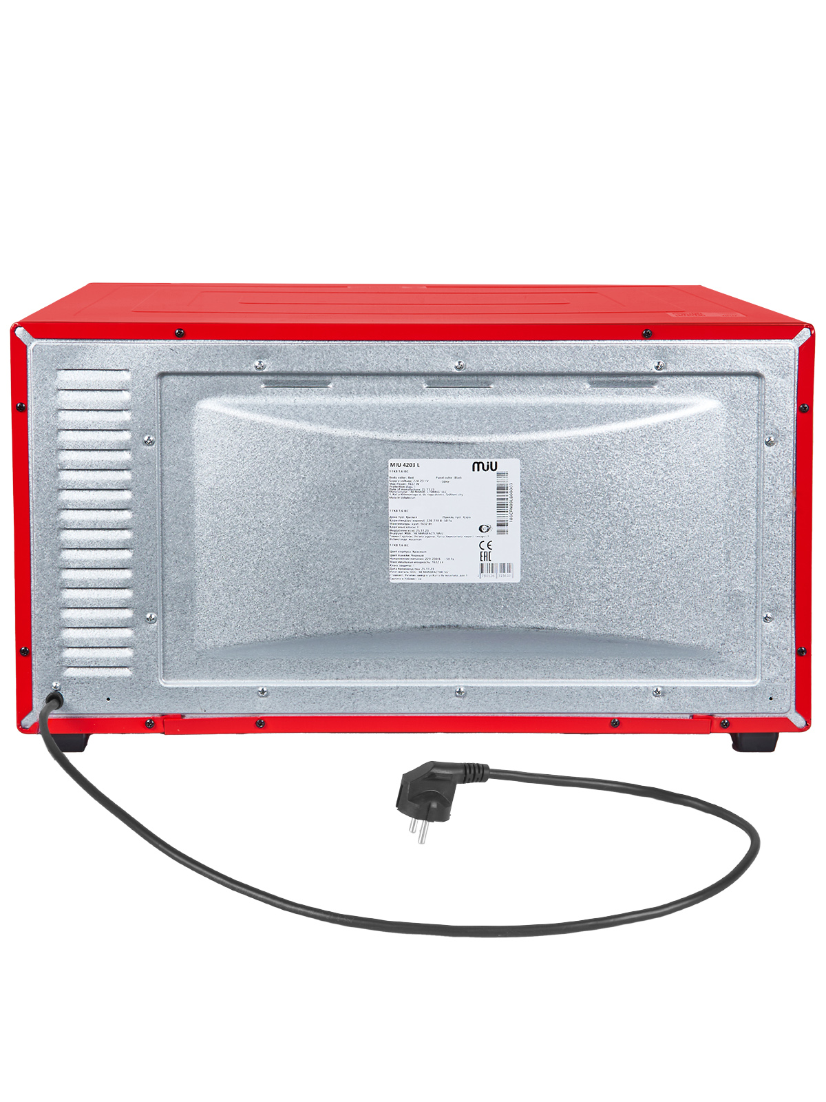 9095861 Мини-печь MIU 4203 L красный STDN-0004802 - Вид №5