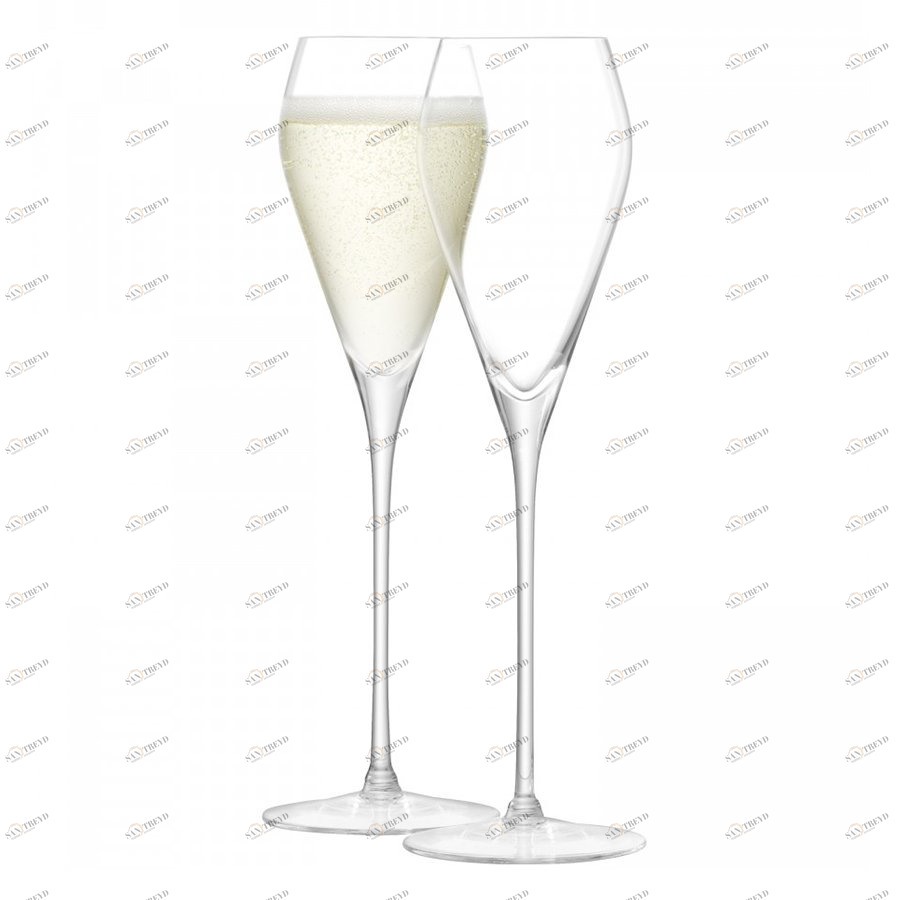 Набор из 2 бокалов для просекко 250 мл Wine LSA INTERNATIONAL WINE 00-3863052 Прозрачный 